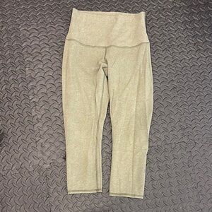 Lululemon Athletica high rise heathered sage Leggings small